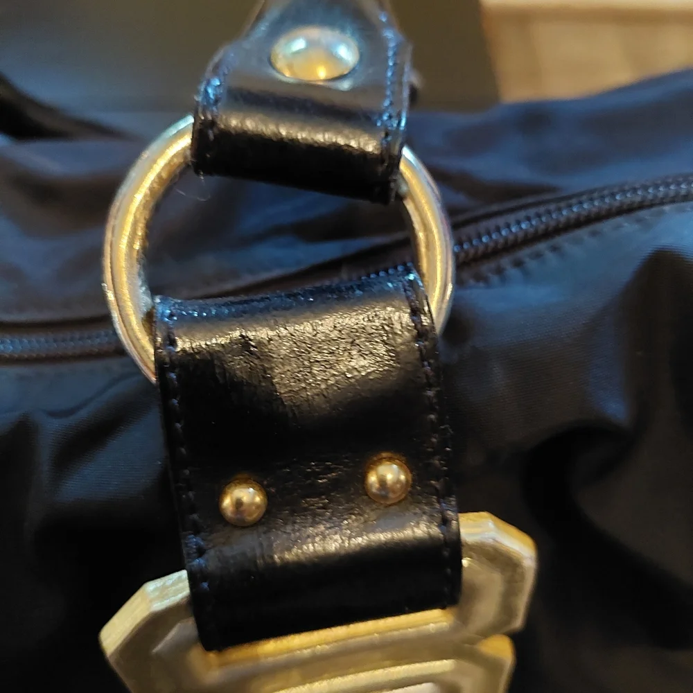 Versus By Gianni Versace Nylon andqwq Leather Bag - Picture 5 of 12